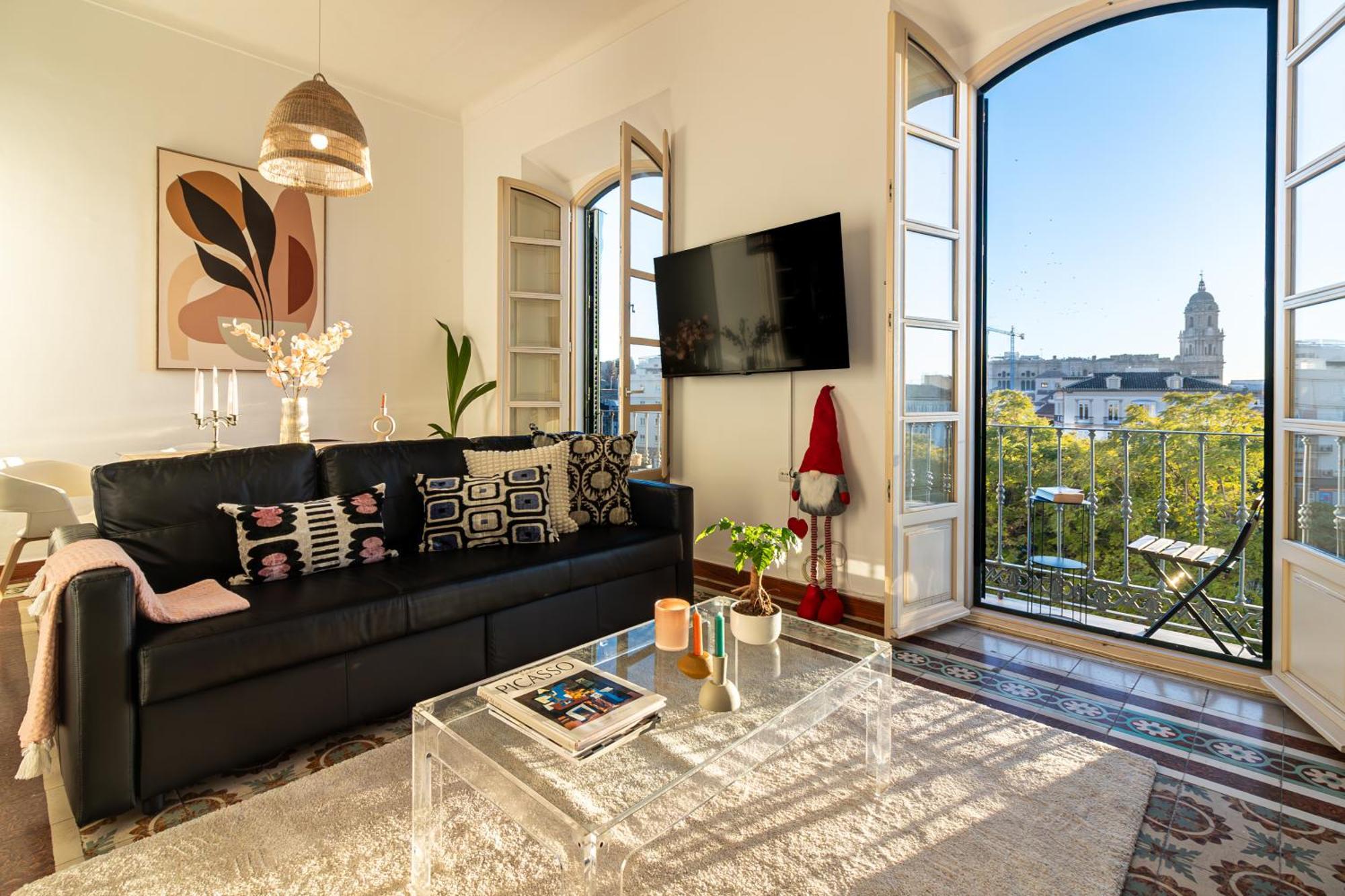 Malaga Center Flat Balcony At Picasso'S Home Ngoại thất bức ảnh